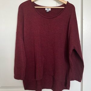 Old Navy high low sweater